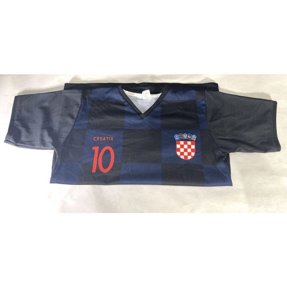 LUKA MODRIC World cup Croatia size Medium navy blue soccer jersey - Picture 1 of 4